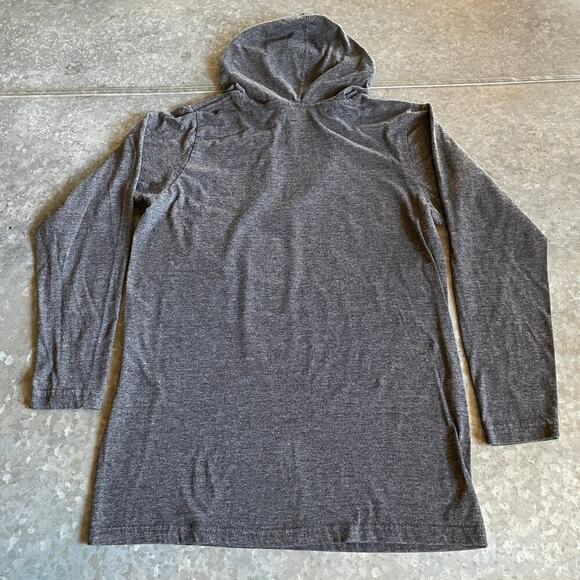 Yosemite Half Dome Hooded Womens Long Sleeve Shirt Small Gray Outdoor Hiking Y2K - Picture 5 of 8